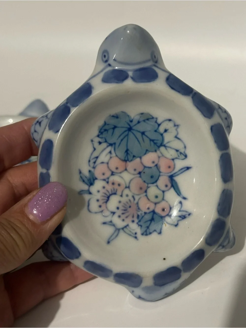 Blue and White Turtle trinket Dish Set - Home Art